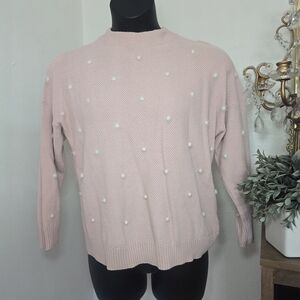 Pink Polka Dot Sweater